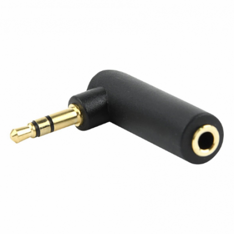 Perėjimas 3.5mm stereo → 3.5mm stereo (K-L) kampu Gembird